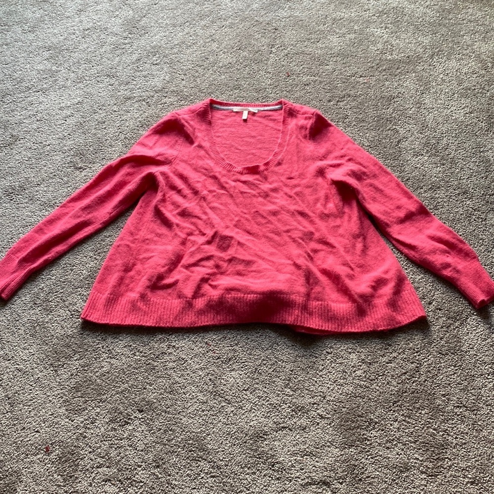 Victoria's Secret Pink Scoop Neck Lightweight Sweater Size M Knit